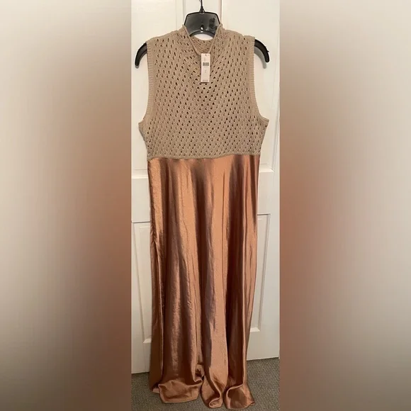NWT Mare Mare x Anthropologie Mock-Neck Sleeveless Maxi Dress - Picture 7 of 13